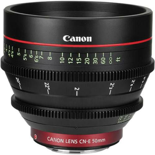 Canon CN-E 50mm L F Cinema Prime Cine Lens filmski objektiv fiksne žarišne duljine (6570B002AC)