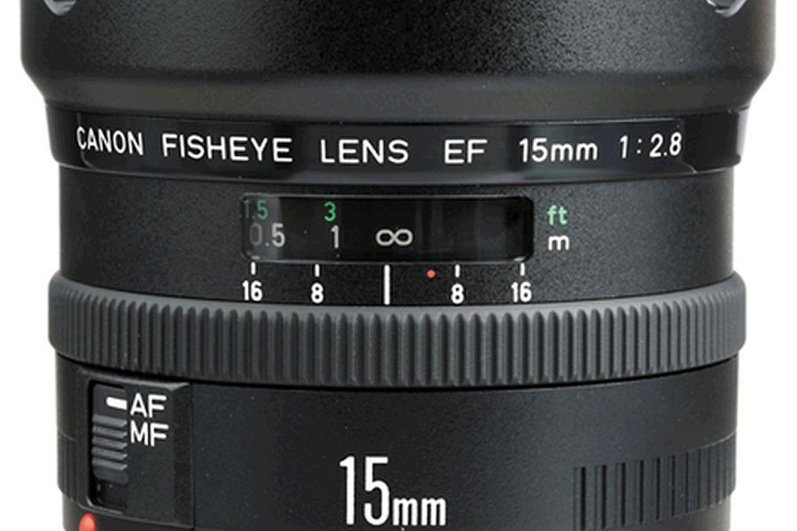 Canon EF 15mm 1:2,8 FE  objektiv F/2.8 fisheye