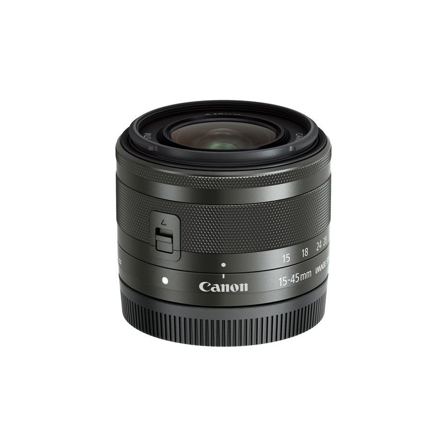 Canon EF-M 15-45mm f/3.5-6.3 IS STM Lens (Graphite)