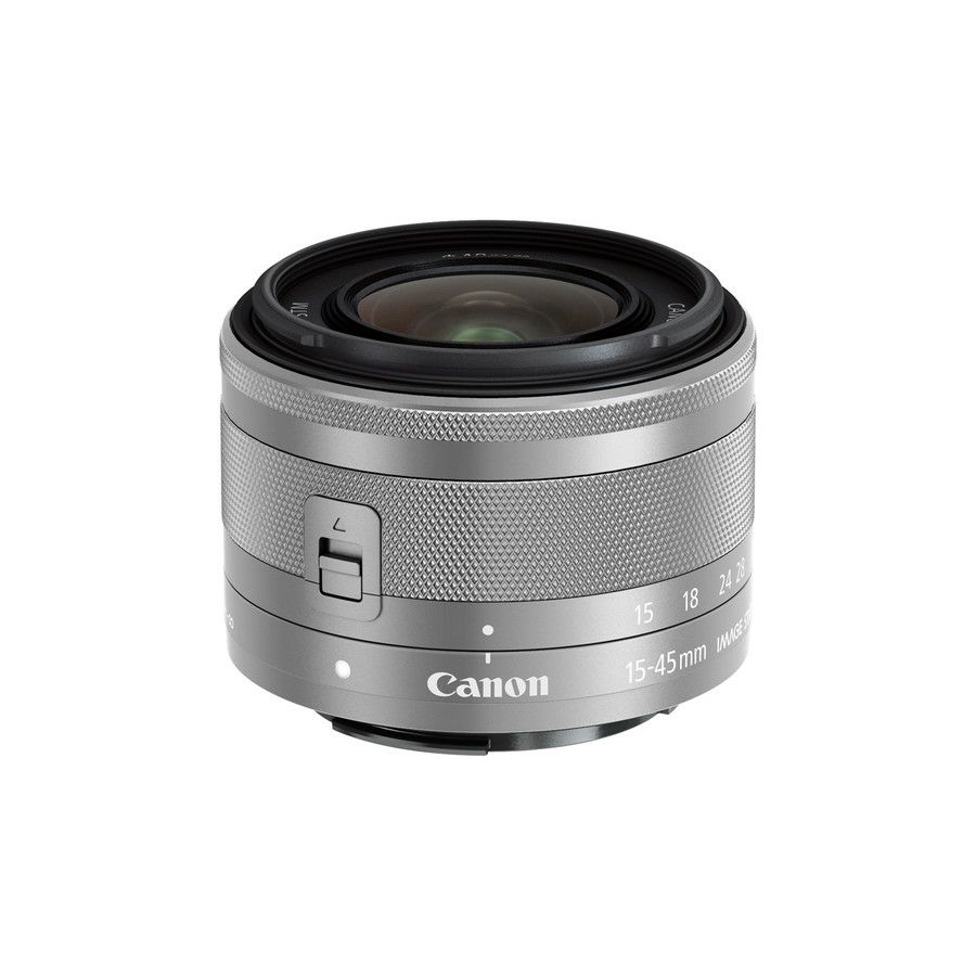 Canon EF-M 15-45mm f/3.5-6.3 IS STM Lens (Silver)