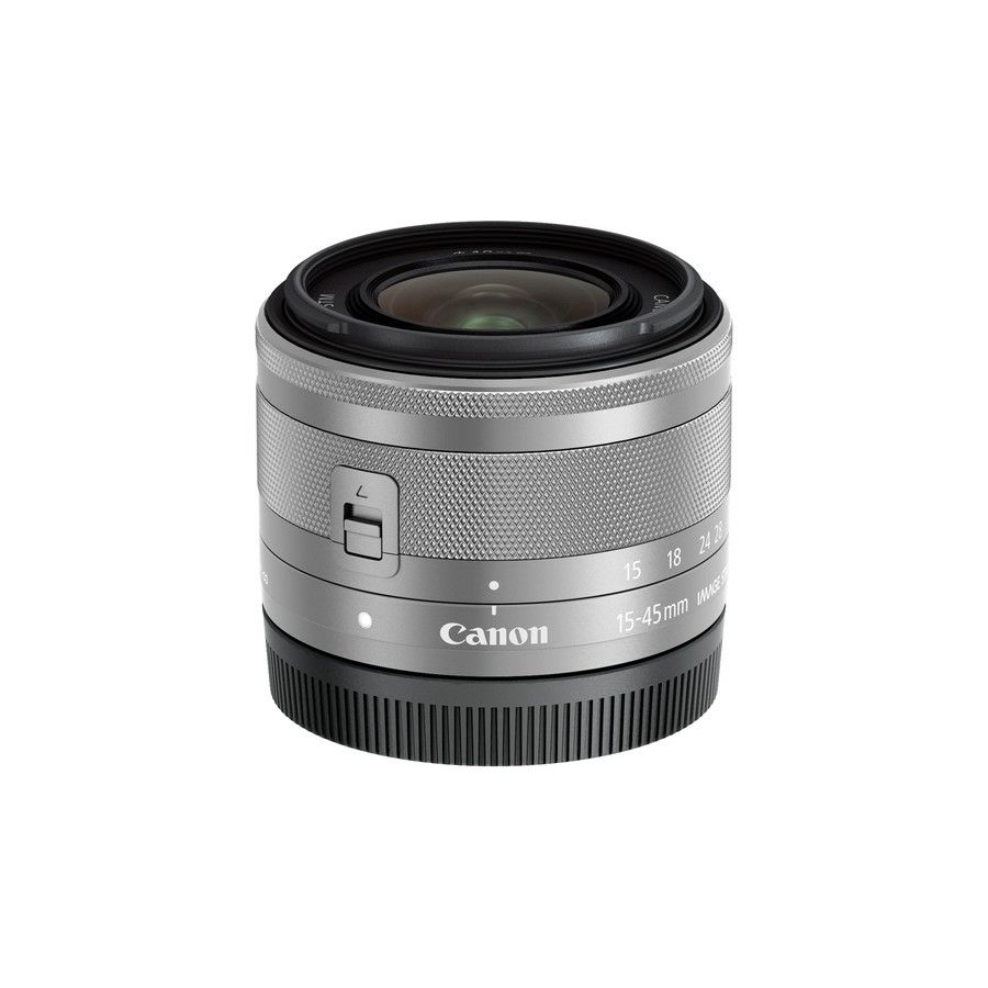 Canon EF-M 15-45mm f/3.5-6.3 IS STM Lens (Silver)