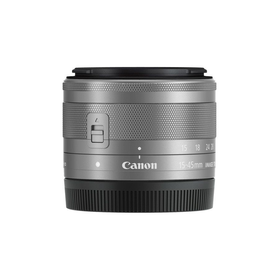 Canon EF-M 15-45mm f/3.5-6.3 IS STM Lens (Silver)