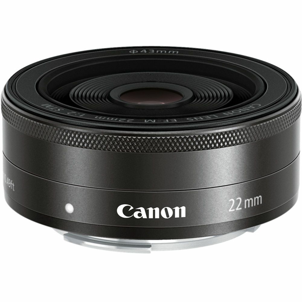 Canon EF-M 22mm f/2 STM fiksni širokokutni objektiv prime lens 22 F2.0 (5985B005AA)