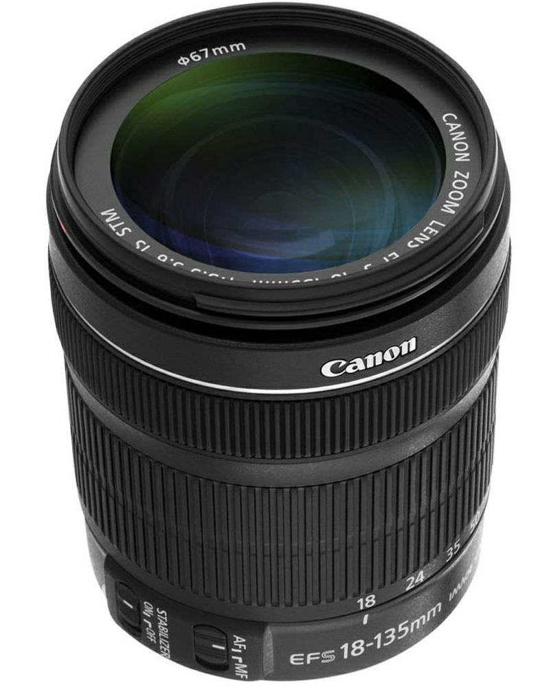 Canon EF-S 18-135 f/3.5-5.6 IS STM allround objektiv 18-135mm f3.5-5.6 zoom lens (6097B005AA)