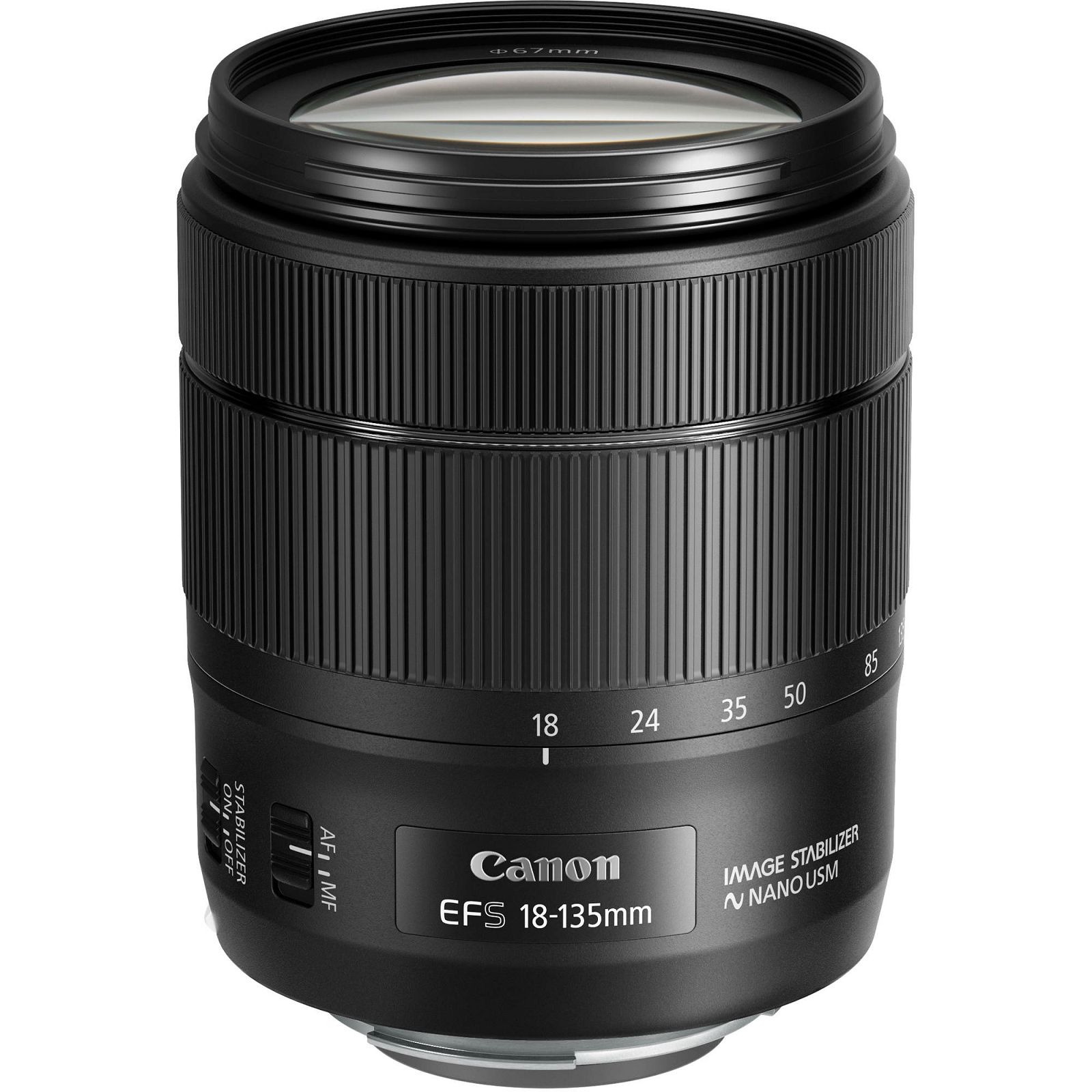 Canon EF-S 18-135mm f/3.5-5.6 IS USM NANO allround objektiv zoom lens 18-135 3.5-5.6 (1276C005AA)