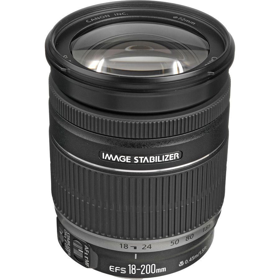 Canon EF-S 18-200mm f/3.5-5.6 IS allround objektiv zoom lens 18-200 3.5-5.6 (2752B005CA)