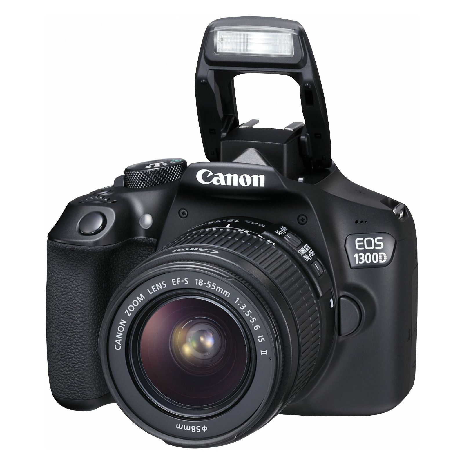 Canon EOS 1300D + 18-55 IS II DSLR Digitalni fotoaparat + objektiv 18-55 F3.5-5.6 IS II (1160C005AA)