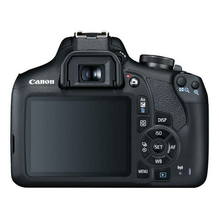 Canon EOS 2000D + 18-55 IS II + SB130 torba + 16GB kartica DSLR Digitalni fotoaparat s objektivom EF-S 18-55mm f/3.5-5.6 (2728C029AA)