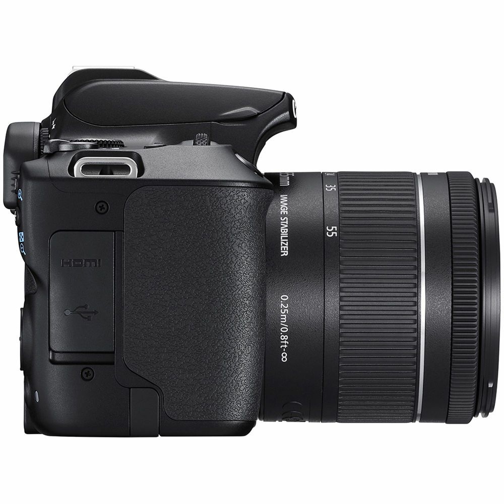 Canon EOS 250D + 18-55 IS STM Black DSLR Digitalni fotoaparat s objektivom EF-S 18-55mm f/4-5.6 (3454C007AA)