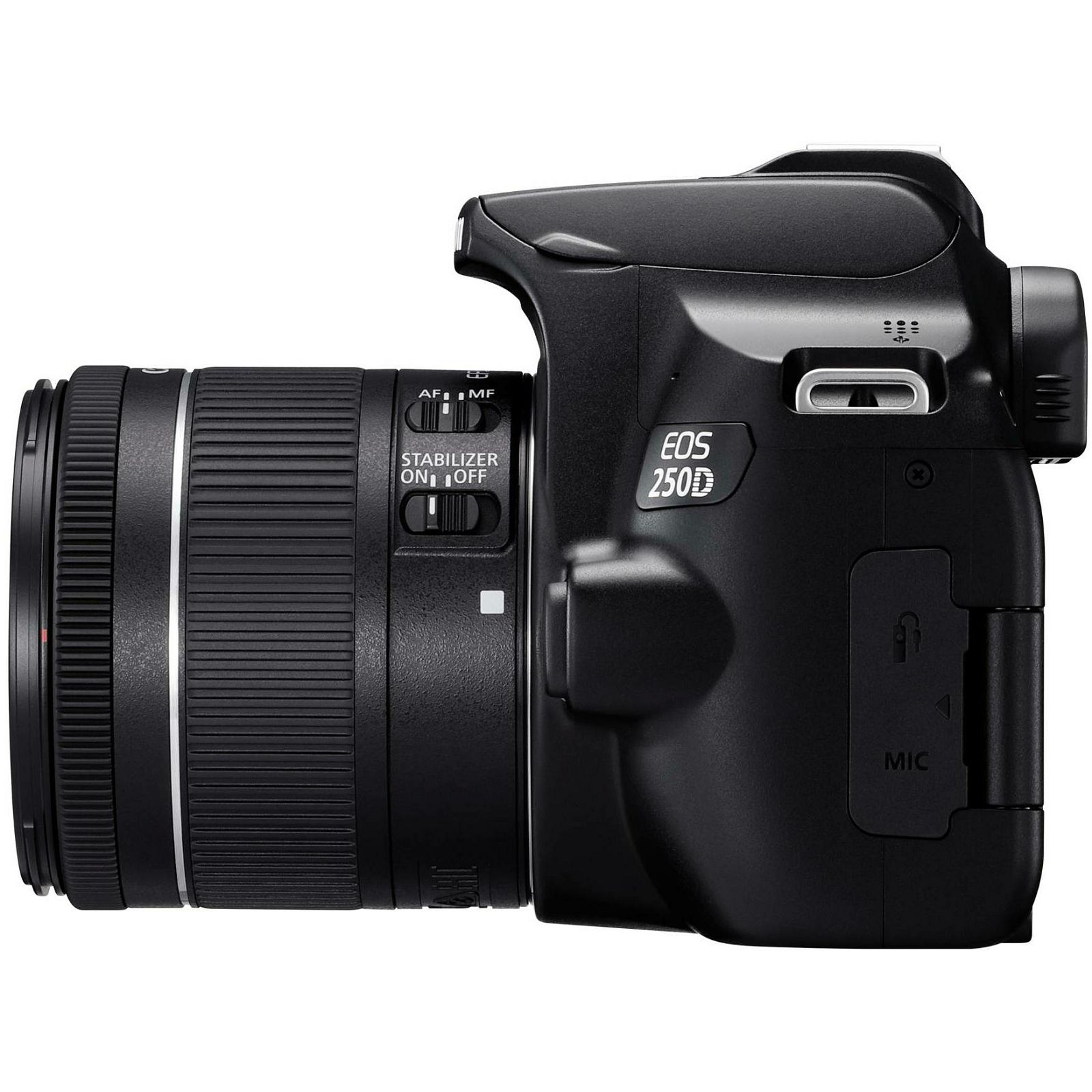 Canon EOS 250D + 18-55 IS STM Black DSLR Digitalni fotoaparat s objektivom EF-S 18-55mm f/4-5.6 (3454C007AA)