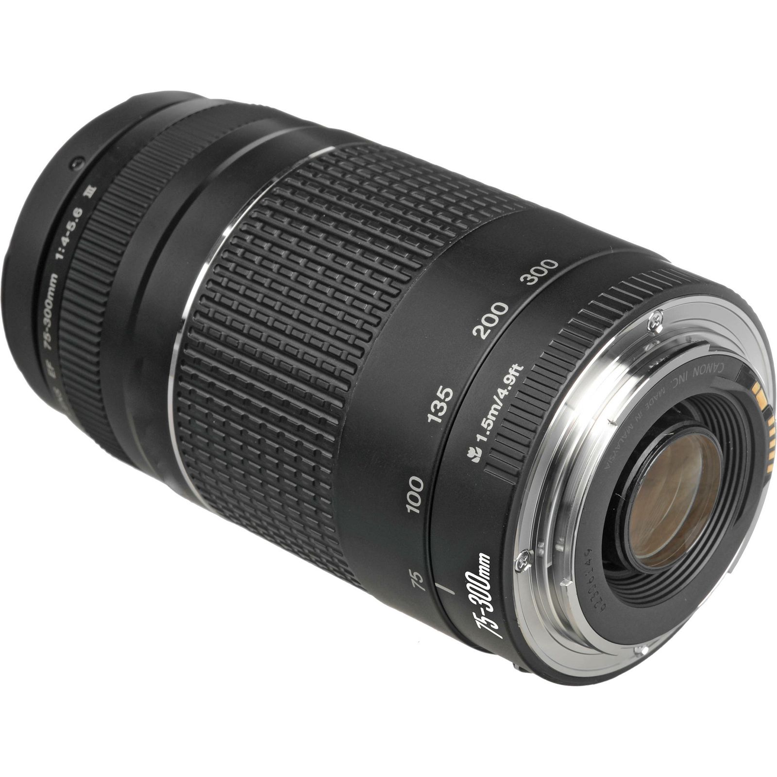 Canon EOS 4000D + 18-55 DC III + 75-300 KIT Black DSLR Digitalni fotoaparat s dva objektiva EF-S 18-55mm f/3.5-5.6 i EF 75-300mm f/4-5.6 III (3011C020AA)