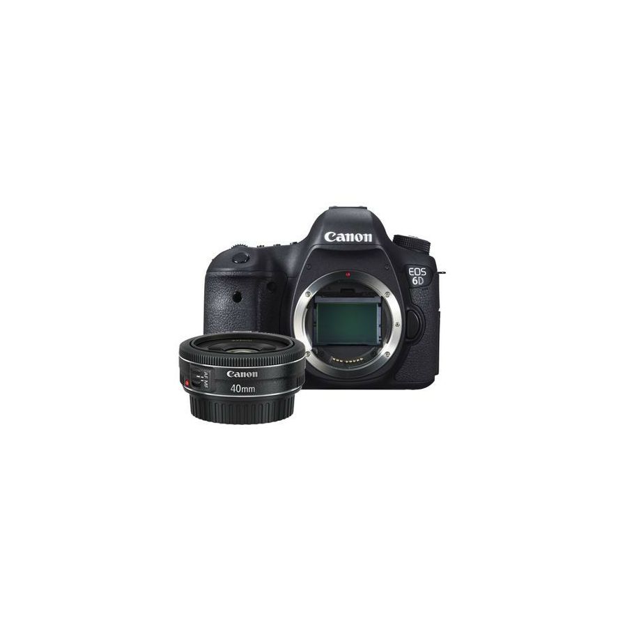Canon EOS 6D GPS WIFI + EF 40mm f/2.8 STM DSLR digitalni fotoaparat s objektivom 40 2.8 (8035B051AA)