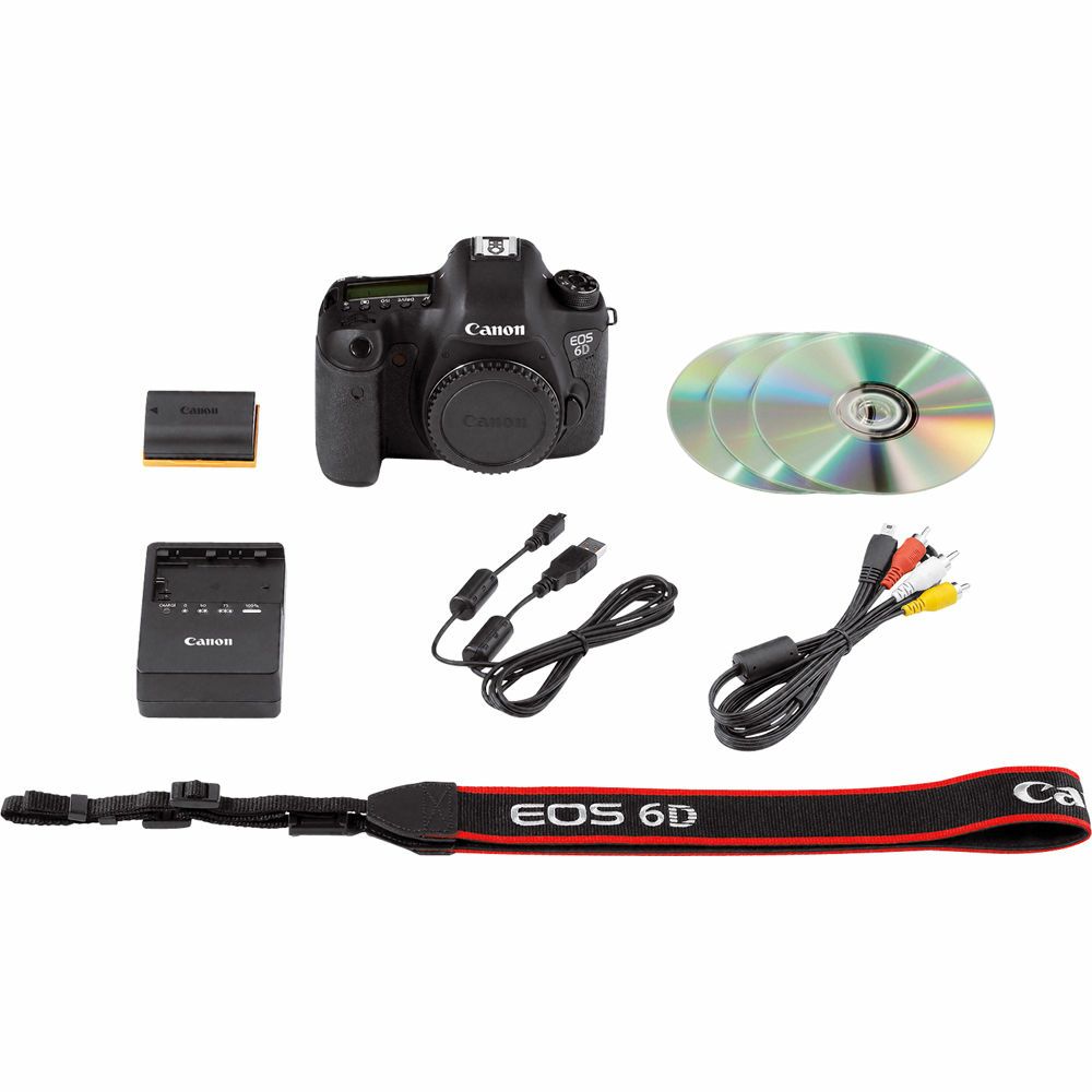 Canon EOS 6D Body GPS WIFI DSLR digitalni fotoaparat s Full Frame senzorom (8035B004AA)