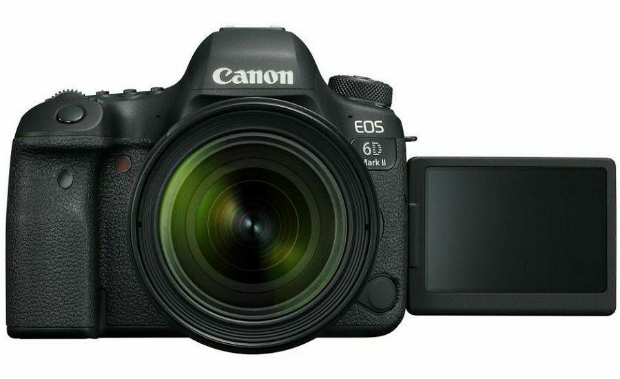 Canon EOS 6D Mark II + 24-70 f/4L IS USM DSLR Full Frame Digitalni fotoaparat i standardni zoom objektiv 6D II EF 24-70mm F4.0 (1897C015AA)