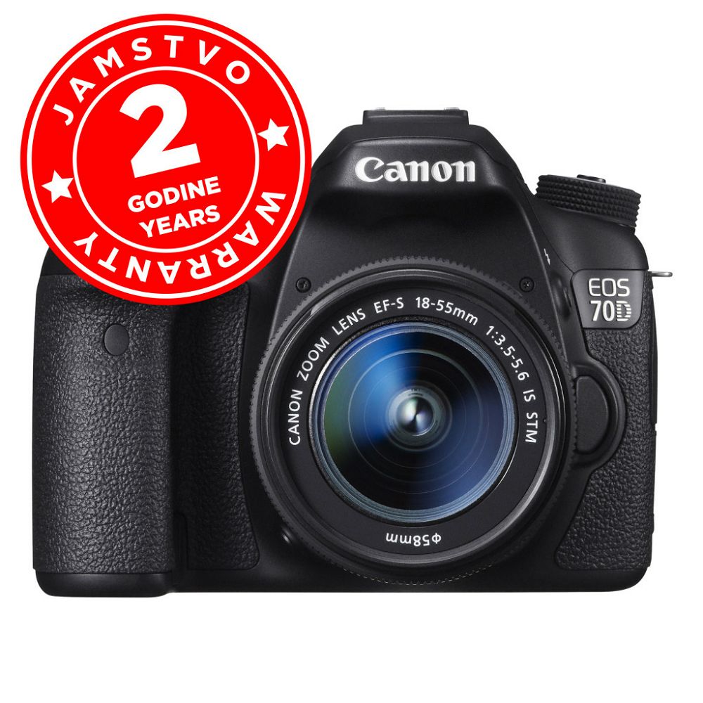 Canon EOS 70D + EF-S 18-55 STM WIFI