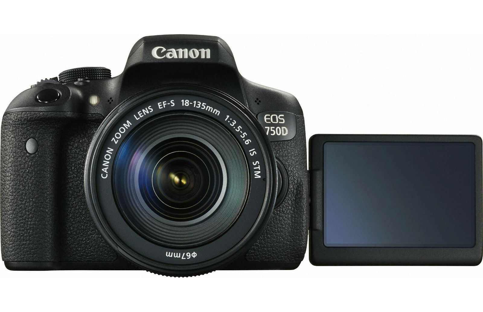 Canon EOS 750D + 18-135 IS STM DSLR digitalni fotoaparat s objektivom 18-135mm f/3.5-5.6 allround Lens (0592C009AA)