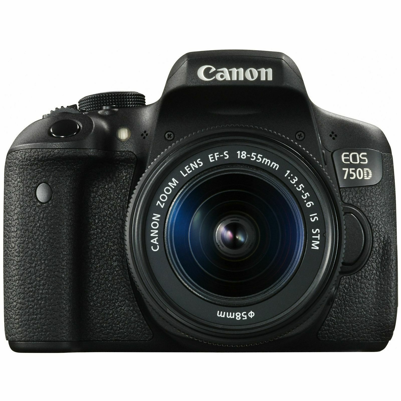 Canon EOS 750D 18-55 IS STM + 50mm 1.8 STM DSLR Digitalni fotoaparat s dva objektiva EF-S 18-55mm f/3.5-5.6 i EF 50 f/1.8 (0592C077AA)