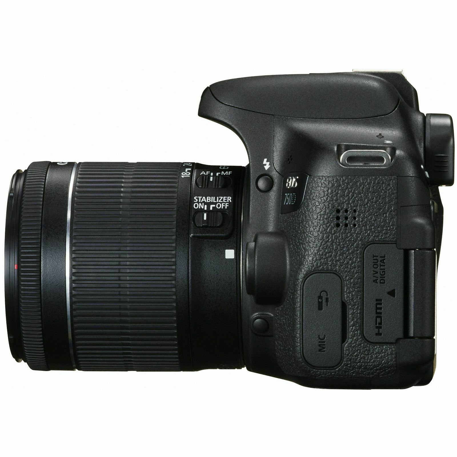 Canon EOS 750D 18-55 IS STM + 50mm 1.8 STM DSLR Digitalni fotoaparat s dva objektiva EF-S 18-55mm f/3.5-5.6 i EF 50 f/1.8 (0592C077AA)