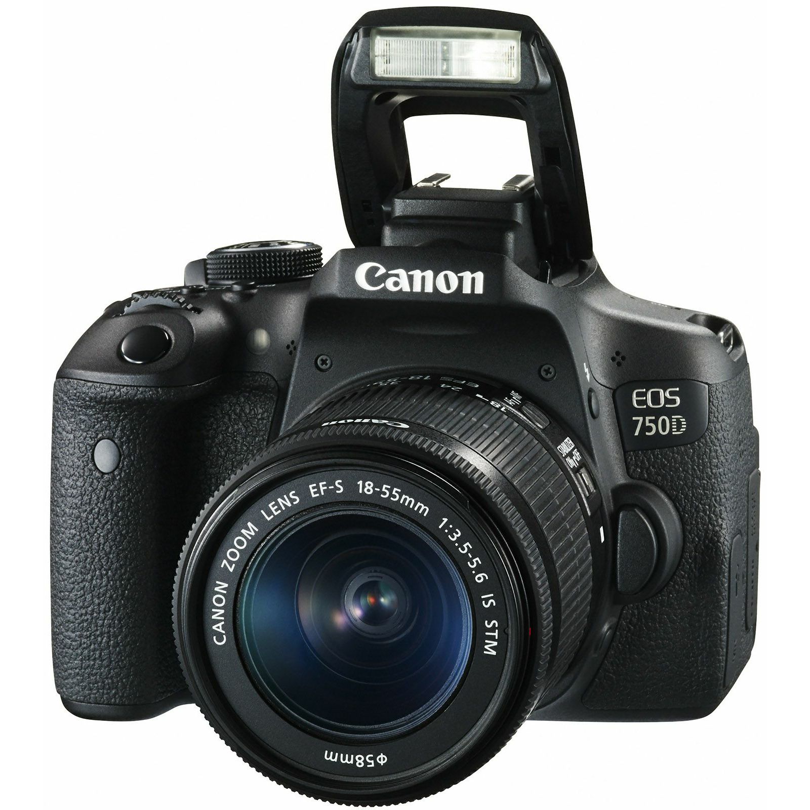 Canon EOS 750D + 18-55 IS STM DSLR digitalni fotoaparat s objektivom EF-S 18-55mm f/3.5-5.6 (0592C005AA)