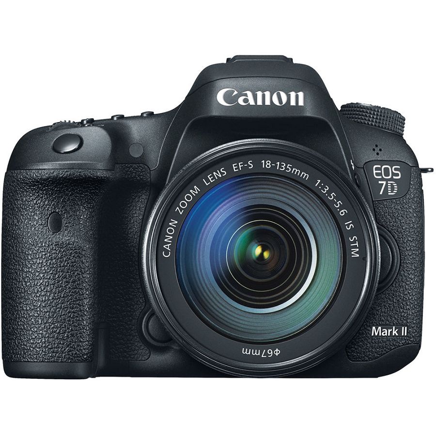 Canon EOS 7D Mark II + 18-135 IS STM DSLR Camera with 18-135mm Lens