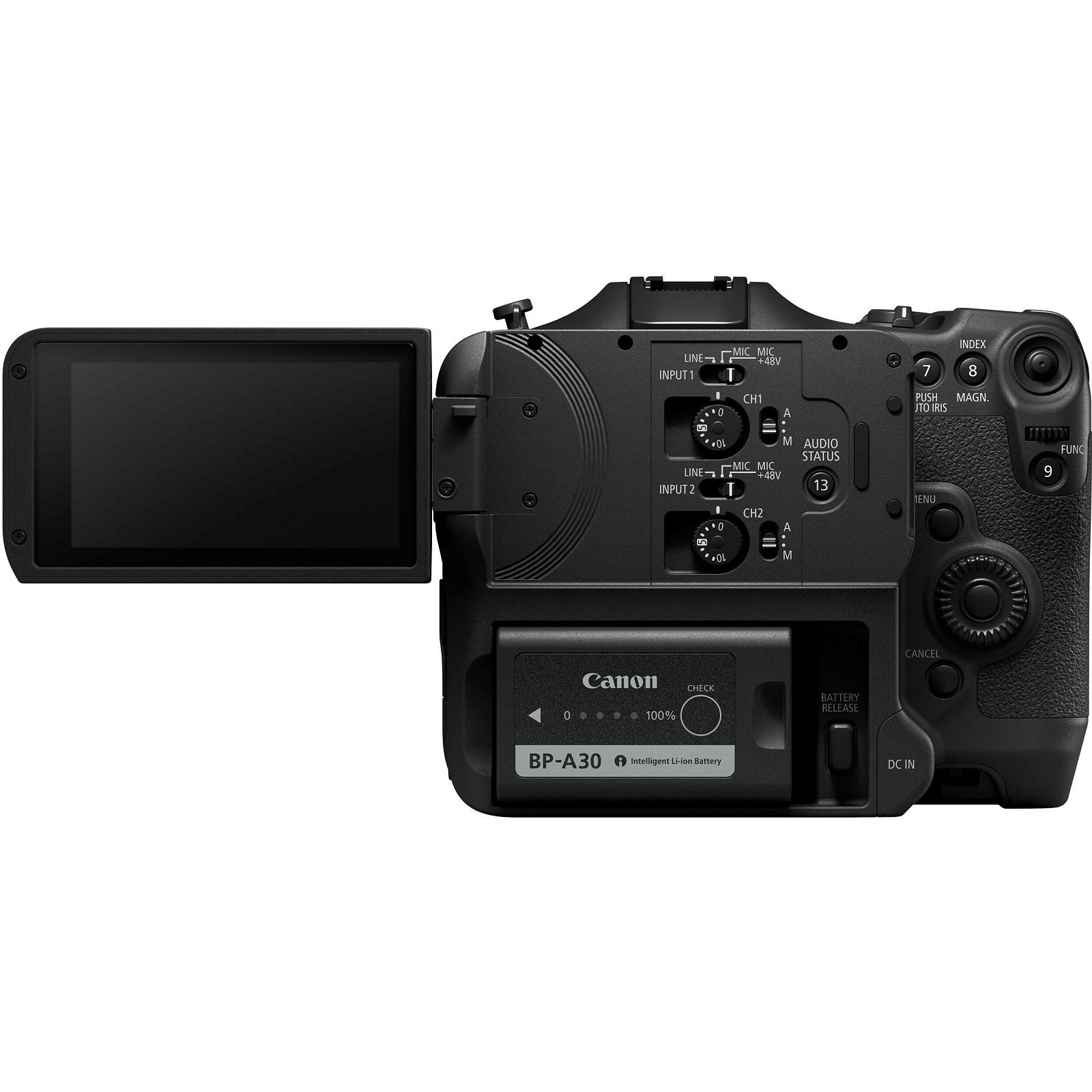 Canon EOS C70 + EF-EOS R 0.71x Adapter