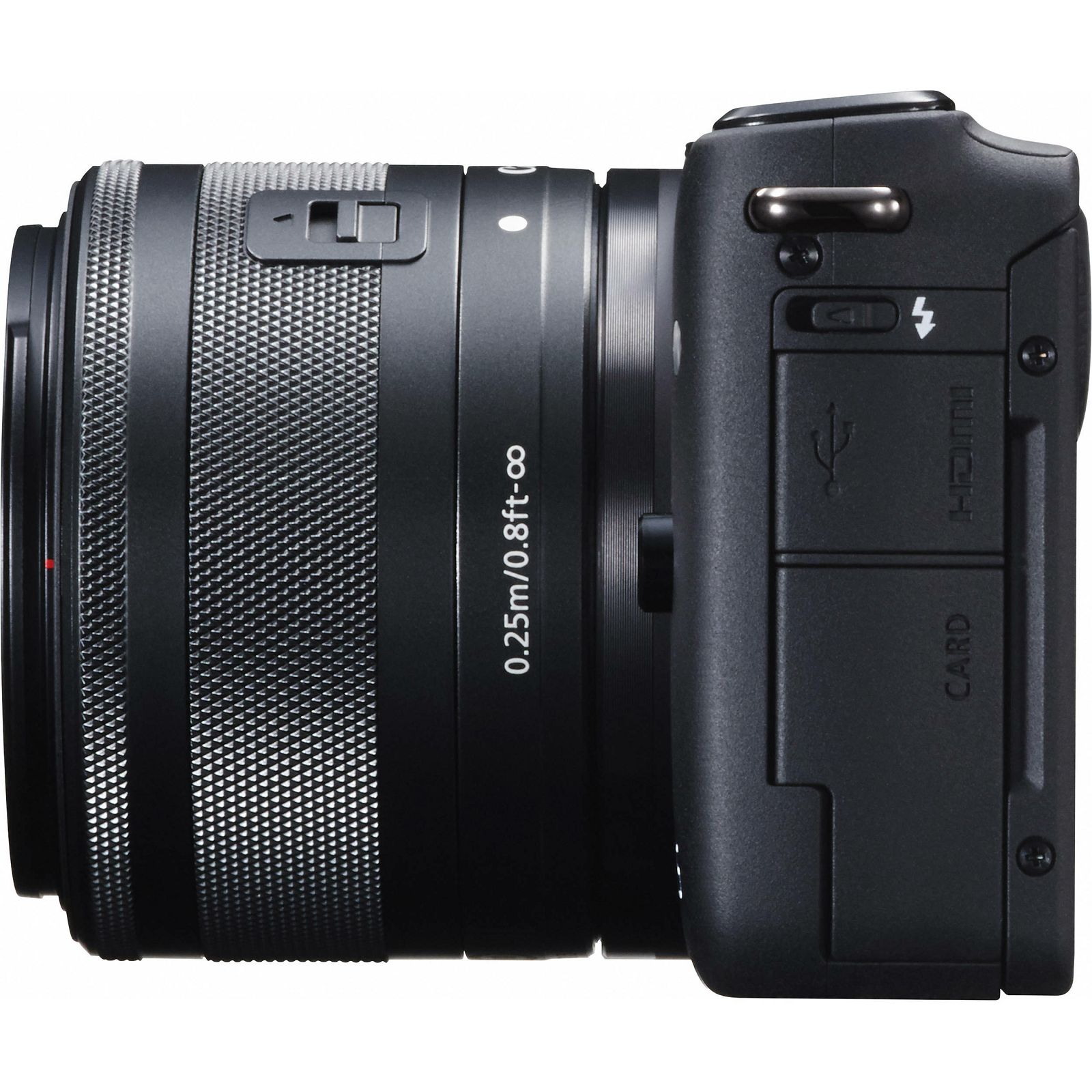Canon EOS M10 15-45 KIT Black crni WIFI Mirrorless Digital Camera bezzrcalni digitalni fotoaparat + 15-45mm objektiv (0584C012AA)