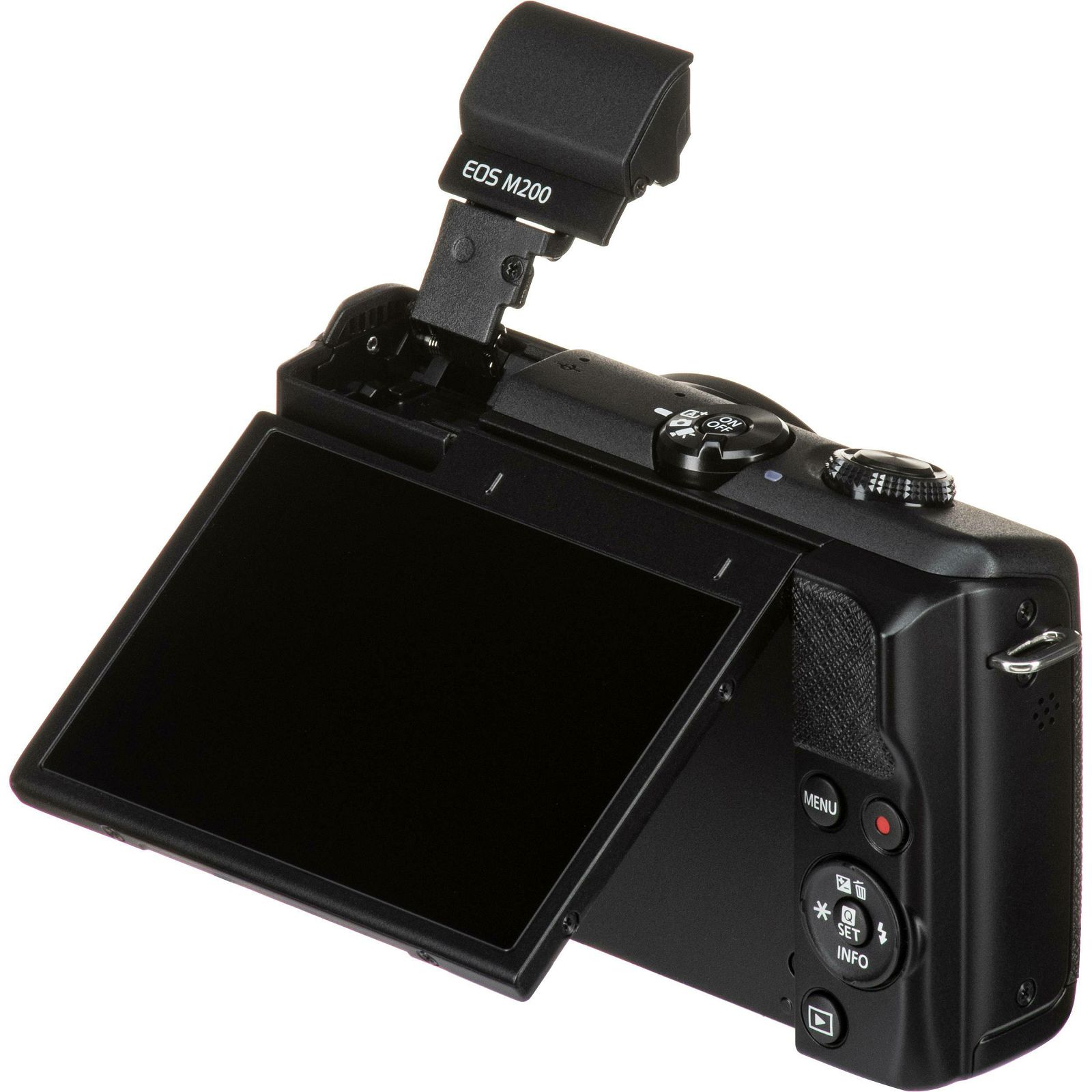 Canon EOS M200 + 15-45 IS STM Black Mirrorless Digital Camera crni Digitalni fotoaparat s objektivom EF-M 15-45mm 3.5-6.3 (3699C027AA)