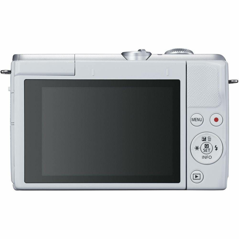 Canon EOS M200 + 15-45 IS STM White Mirrorless Digital Camera crni Digitalni fotoaparat s objektivom EF-M 15-45mm 3.5-6.3 (3700C032AA)