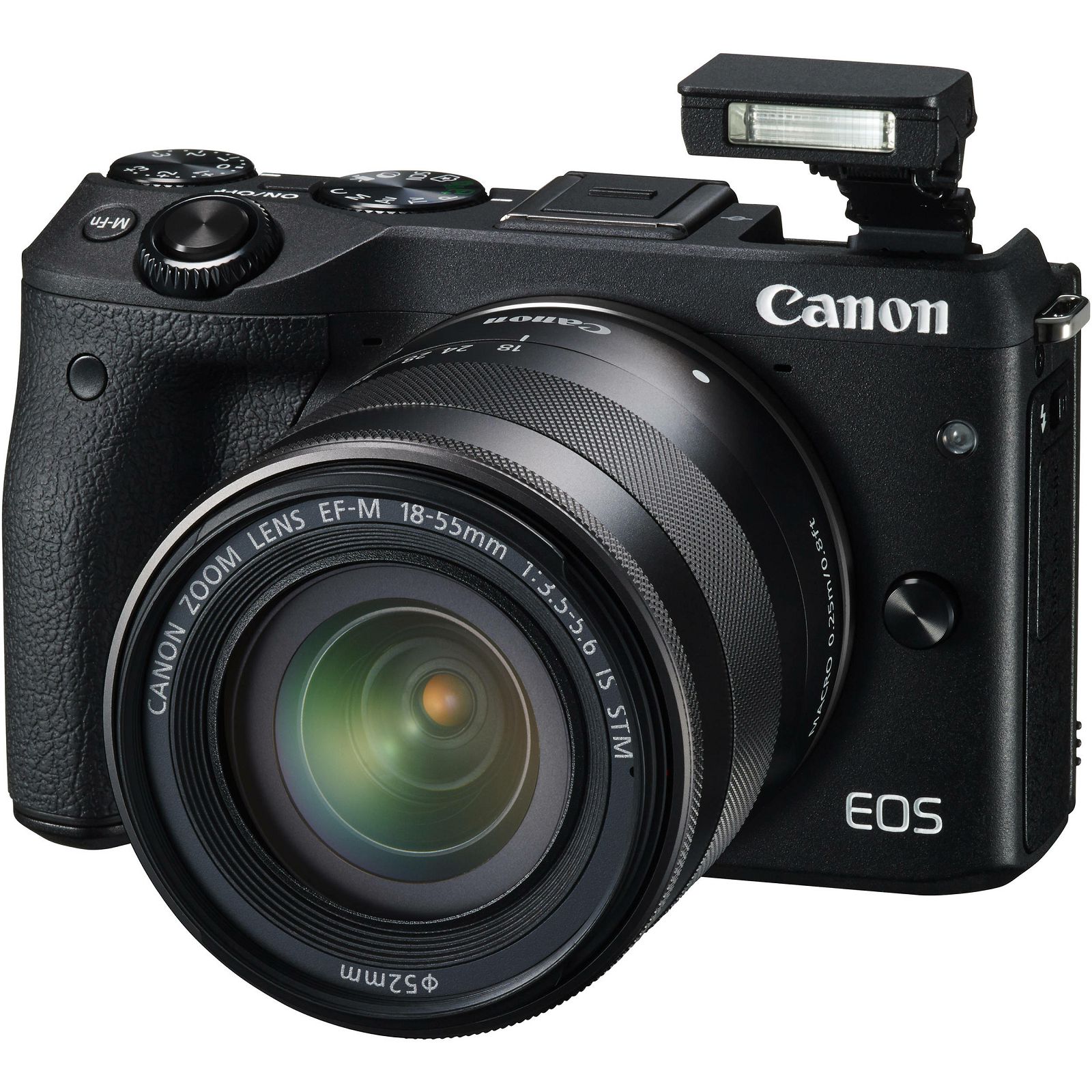 Canon EOS M3 + 18-55 IS STM Black crni Mirrorless Digital Camera Digitalni fotoaparat s objektivom M18-55S EF-M 18-55mm (9694B012AA)