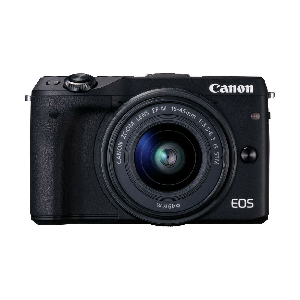 Canon EOS M3 + 15-45 IS KIT Black Mirrorless Digital Camera Digitalni fotoaparat s objektivom EF-M 15-45mm 3.5-6.3 (9694B142AA)