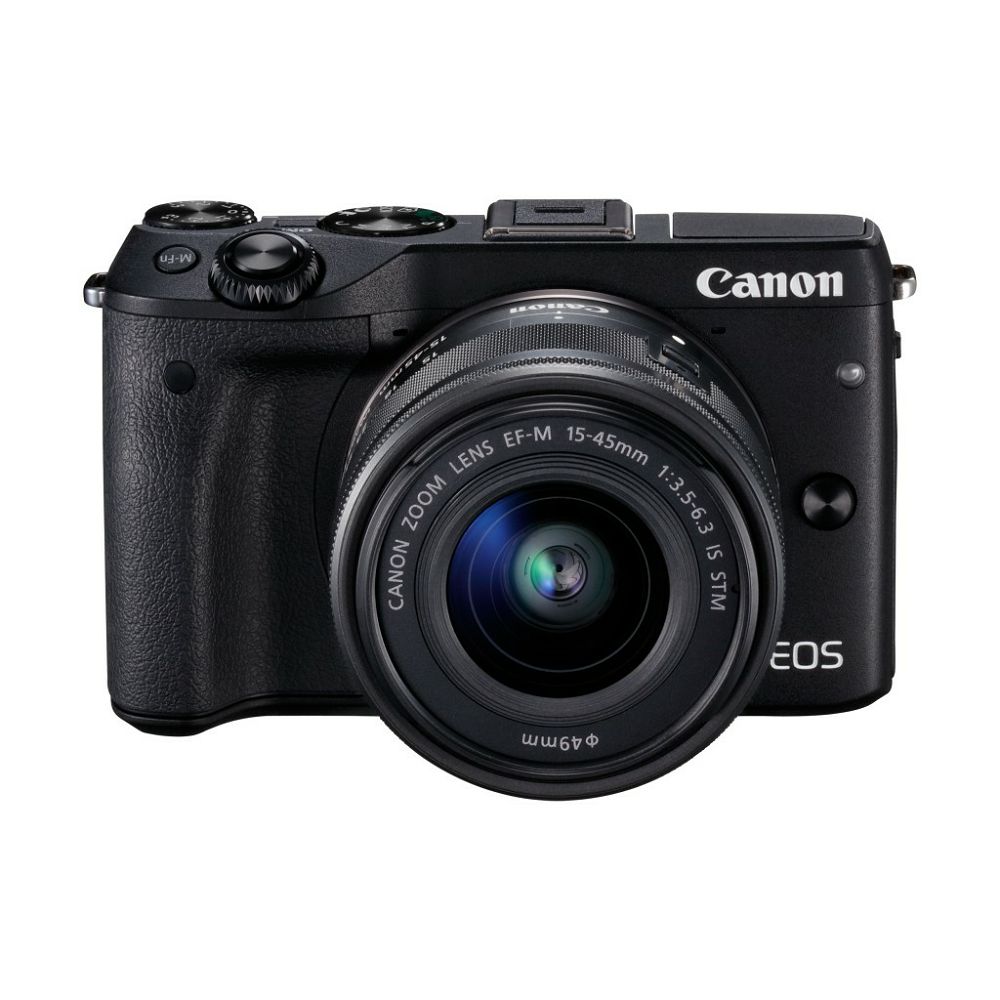 Canon EOS M3 + 15-45 IS KIT Black Mirrorless Digital Camera Digitalni fotoaparat s objektivom EF-M 15-45mm 3.5-6.3 (9694B142AA)