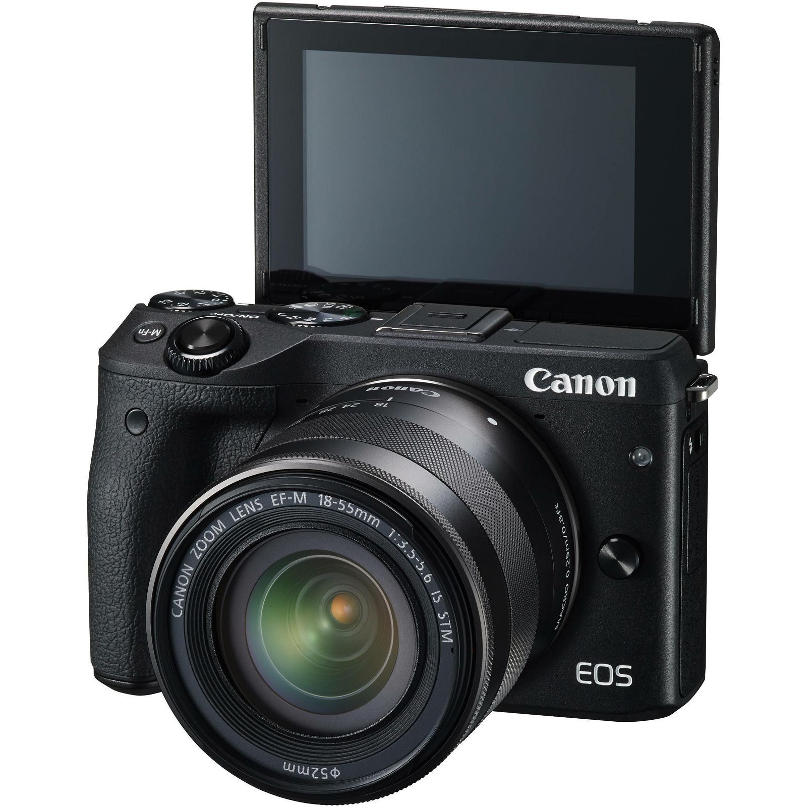 Canon EOS M3 + 18-55 IS STM Black crni Mirrorless Digital Camera Digitalni fotoaparat s objektivom M18-55S EF-M 18-55mm (9694B012AA)