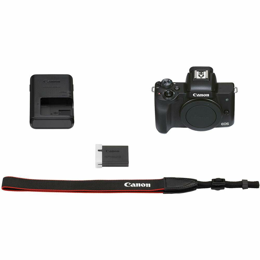 Canon EOS M50 Mark II Body Black Mirrorless Camera bezrcalni fotoaparat