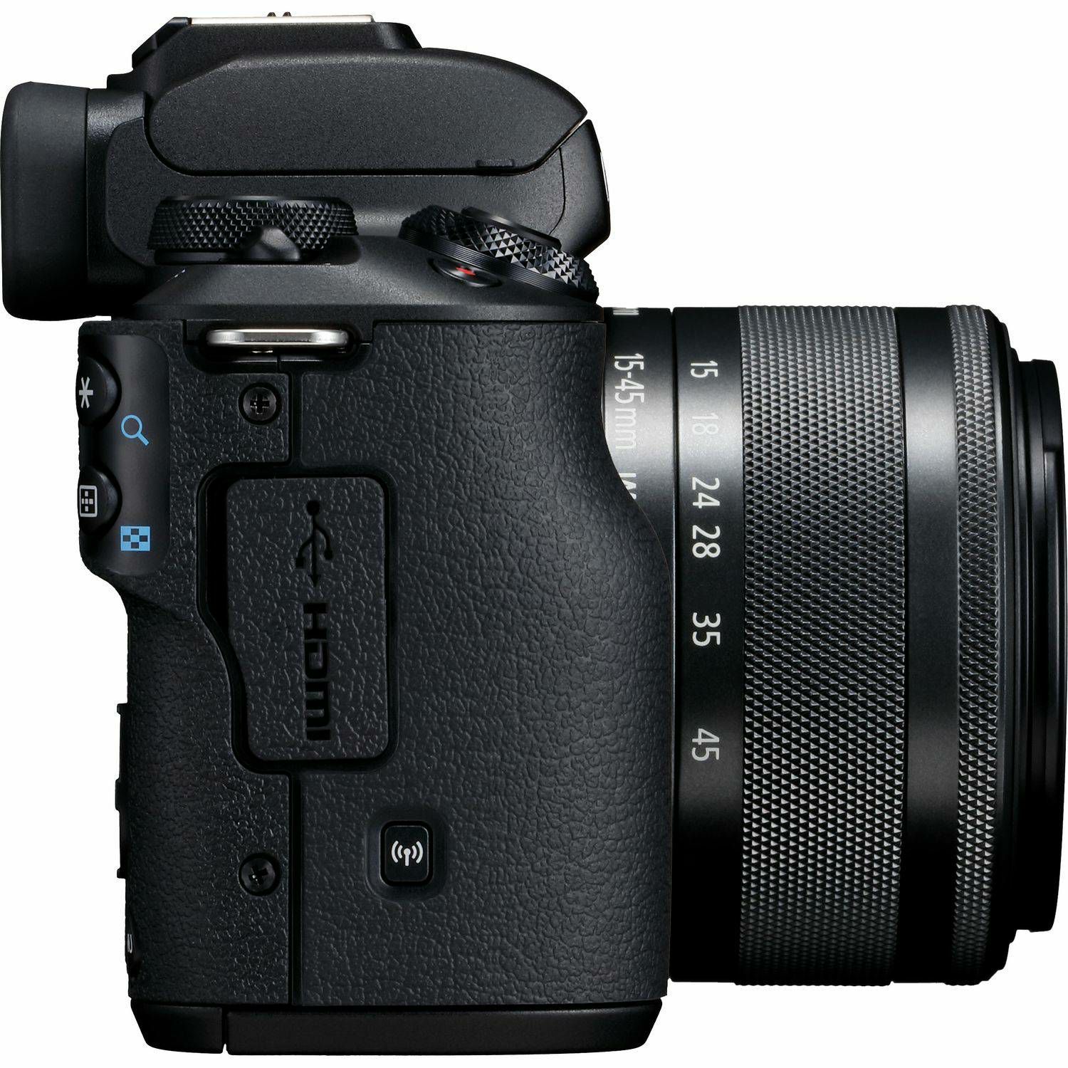 Canon EOS M50 Mark II + EF-M 15-45mm f/3.5-6.3 IS STM + SB130 + SD 16GB Mirrorless Camera bezrcalni fotoaparat (4728C058AA) - CASH BACK