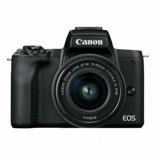 Canon EOS M50 Mark II + EF-M 15-45mm f/3.5-6.3 IS STM Premium Livestream Kit (4728C059AA)