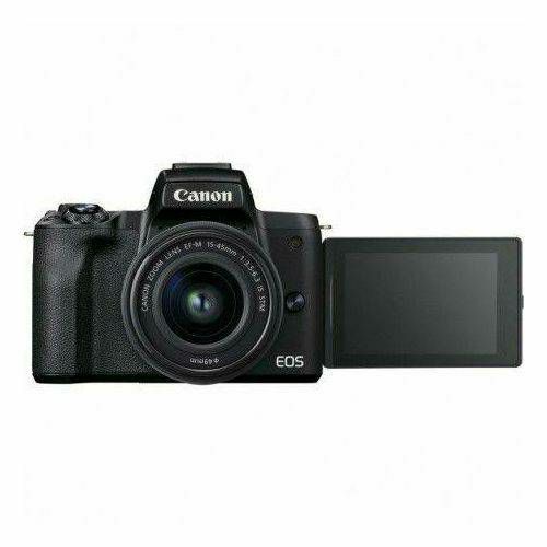 Canon EOS M50 Mark II + EF-M 15-45mm f/3.5-6.3 IS STM Premium Livestream Kit (4728C059AA) - CASH BACK