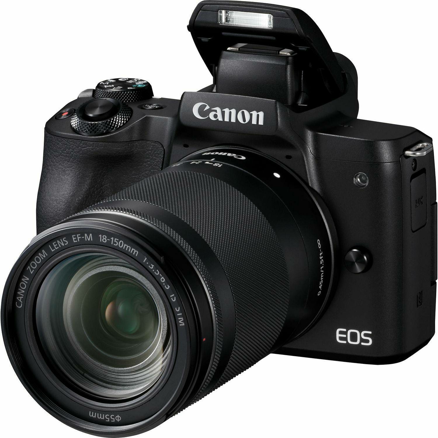 Canon EOS M50 Mark II + EF-M 18-150mm f/3.5-6.3 IS STM Black Mirrorless Camera bezrcalni fotoaparat (4728C044AA)