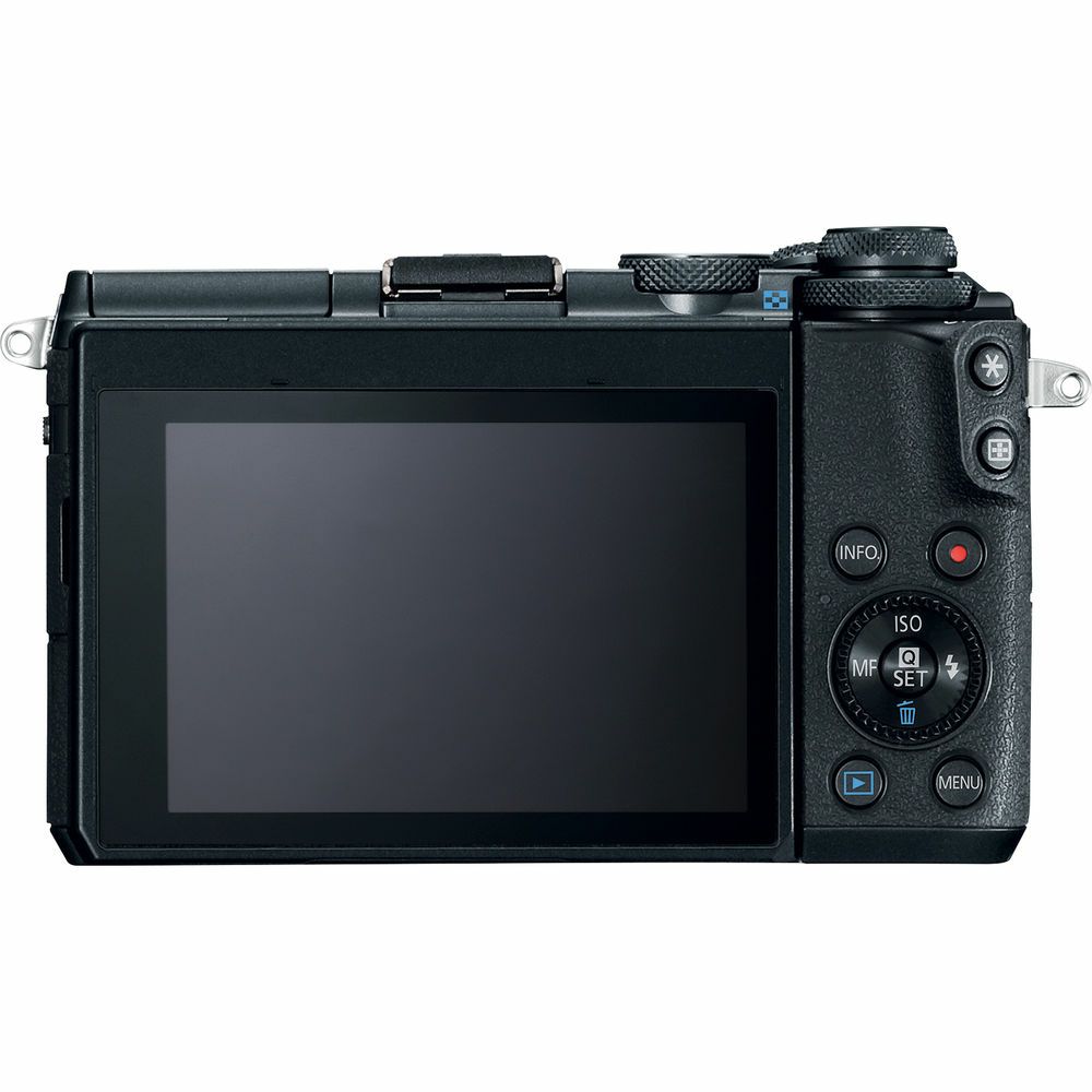 Canon EOS M6 + 15-45 IS STM + 55-200 IS Black Double zoom KIT Mirrorless Digitalni fotoaparat i objektivi EF-M 15-45mm f/3.5-6.3 55-200mm (1724C032AA)