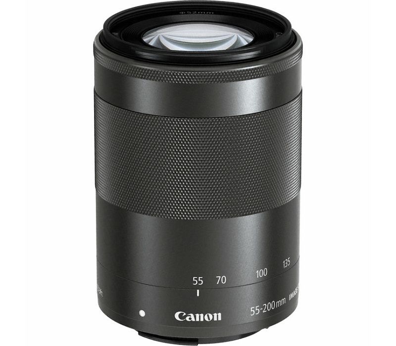 Canon EOS M6 + 15-45 IS STM + 55-200 IS Silver Double zoom KIT Mirrorless Digitalni fotoaparat i objektivi EF-M 15-45mm f/3.5-6.3 55-200mm (1725C032AA)