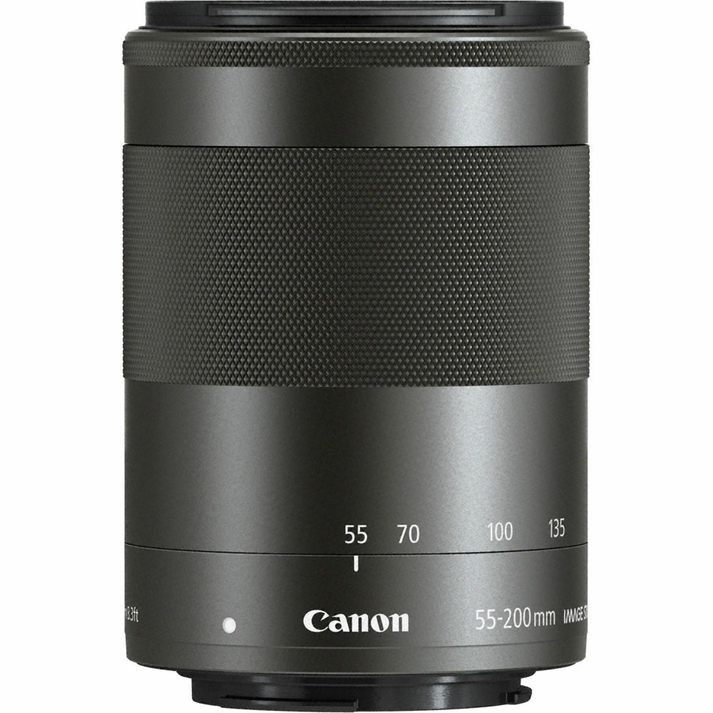 Canon EOS M6 + 15-45 IS STM + 55-200 IS Silver Double zoom KIT Mirrorless Digitalni fotoaparat i objektivi EF-M 15-45mm f/3.5-6.3 55-200mm (1725C032AA)