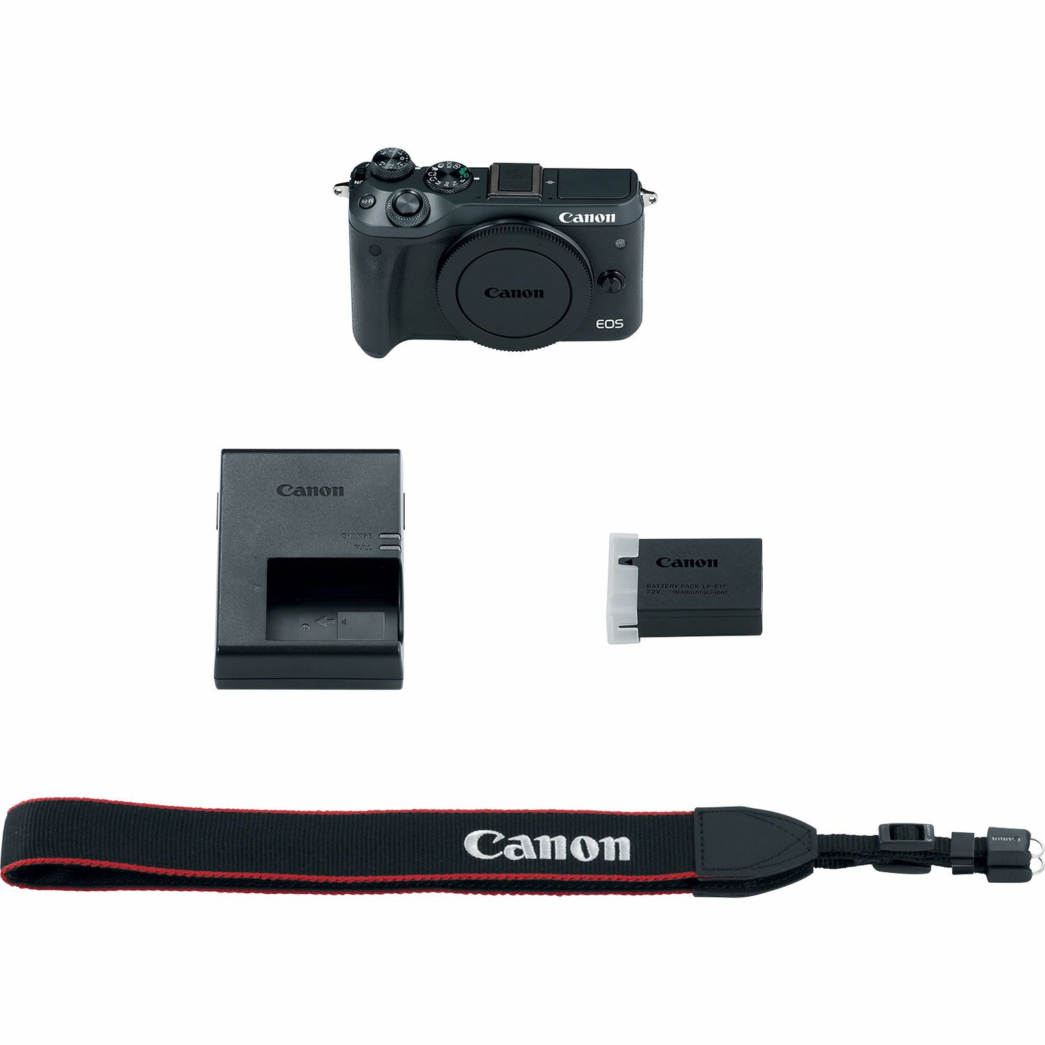 Canon EOS M6 Body Black 24.2MP FullHD 60fps Dual Pixel CMOS AF WiFi Mirrorless Digital Camera crni digitalni fotoaparat (1724C002AA)