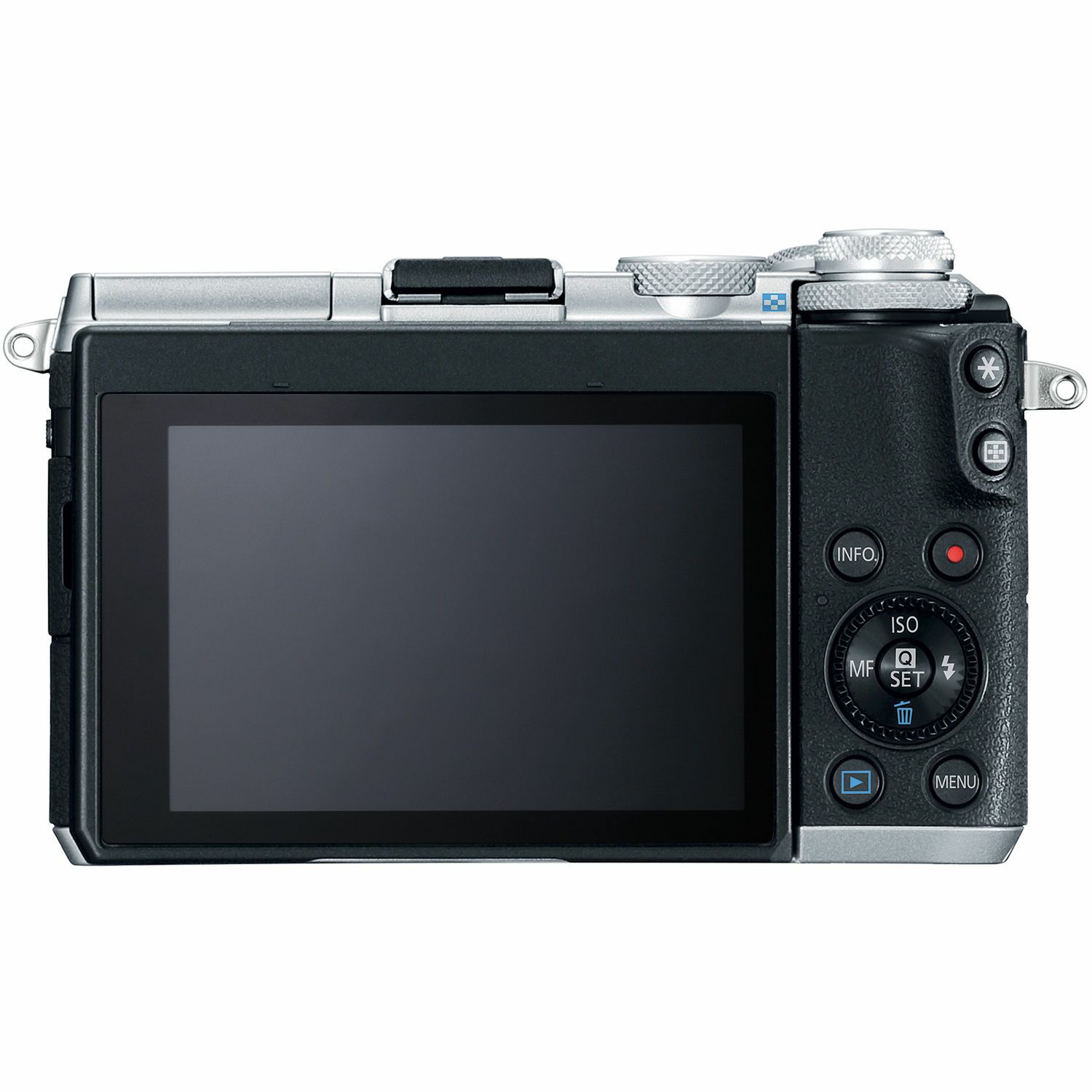 Canon EOS M6 Body Silver 24.2MP FullHD 60fps Dual Pixel CMOS AF WiFi Mirrorless Digital Camera srebreni digitalni fotoaparat (1725C002AA)