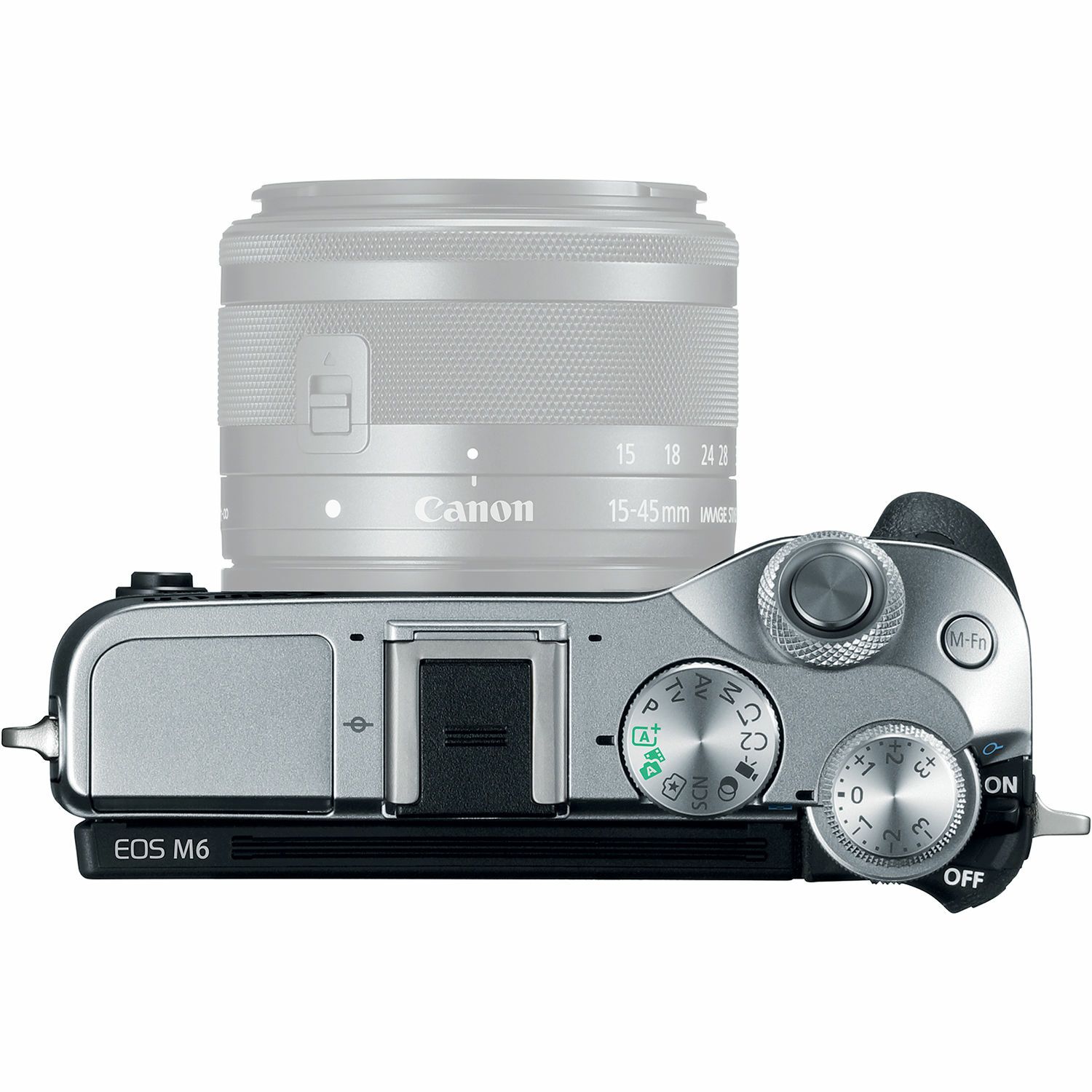 Canon EOS M6 Body Silver 24.2MP FullHD 60fps Dual Pixel CMOS AF WiFi Mirrorless Digital Camera srebreni digitalni fotoaparat (1725C002AA)