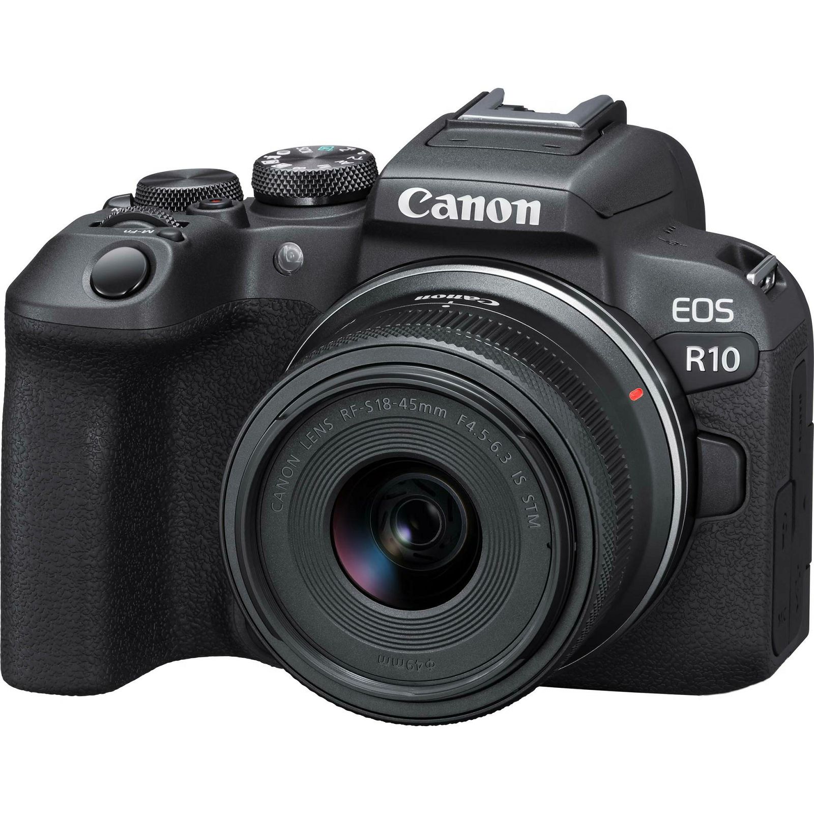 Canon EOS R10 Body + RF-S 18-45mm f/4.5-6.3 IS STM + EF-EOS R adapter