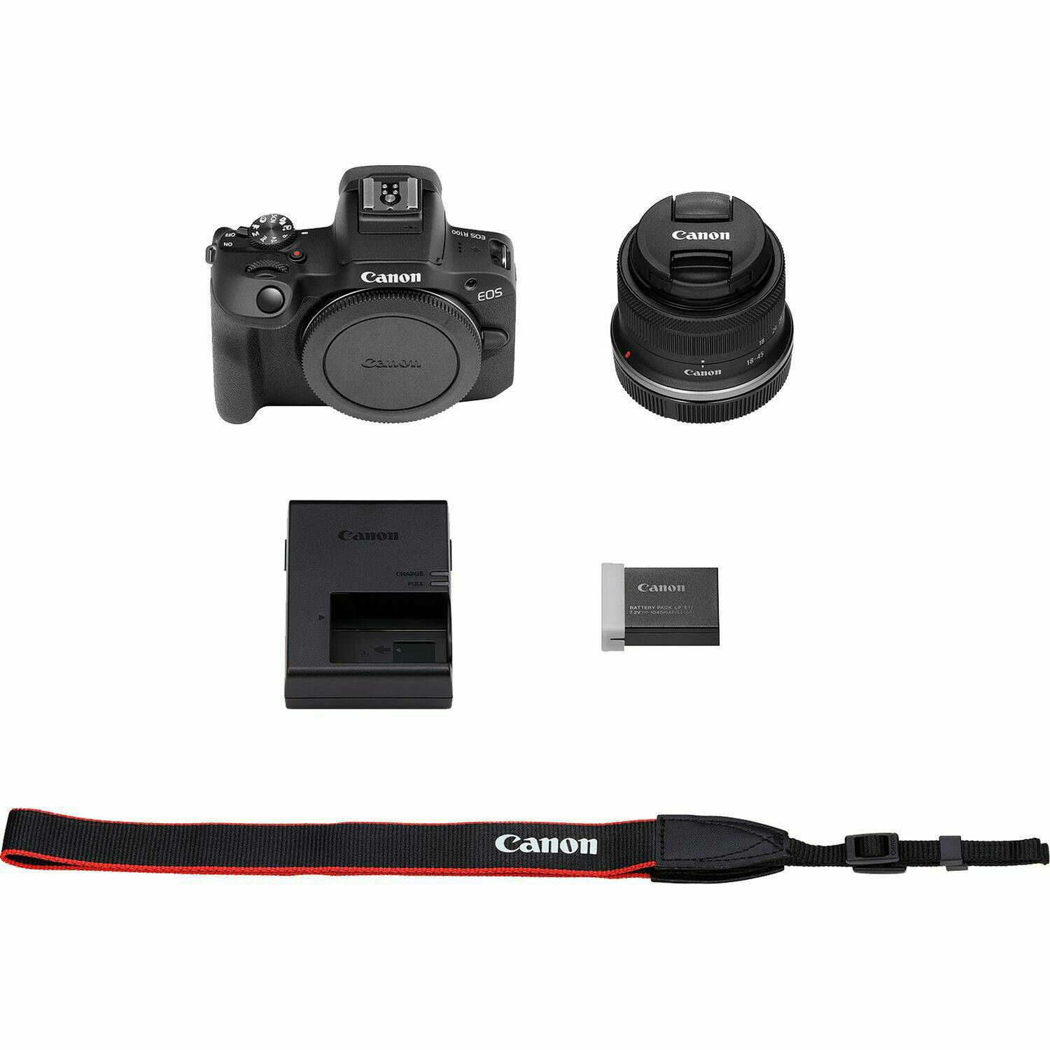 Canon EOS R100 + RF-S 18-45mm f/4.5-6.3 IS STM + torba Cullmann Malaga Maxima 200 + 64GB kartica Lexar SDXC  