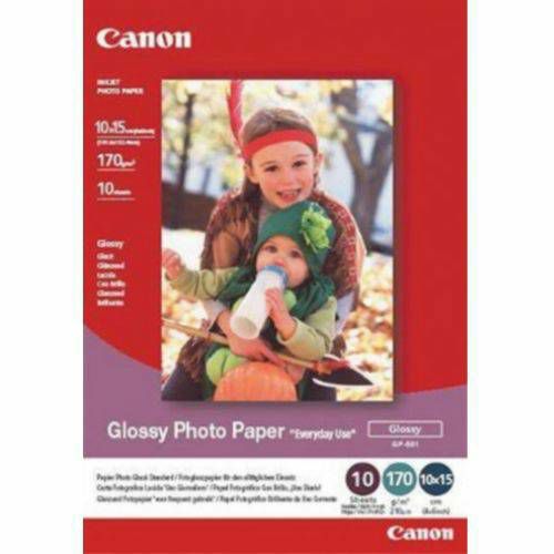 Canon Glossy Photo Paper Everyday Use GP-501 10x15cm 10 listova foto papir za ispis fotografije Gloss 200gsm ISO96 0.21mm 4x6" 10 sheets GP501S10 (BS0775B005AA)
