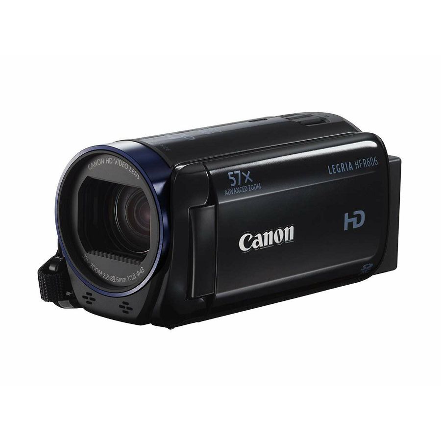 Canon Legria HFR-606 Black HF R606 FullHD 32x zoom kamera