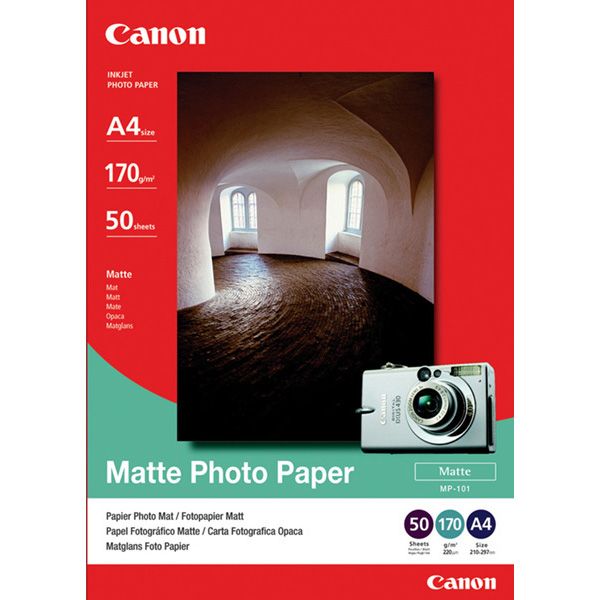 Canon Matte Photo Paper MP101 - A4 - 50L