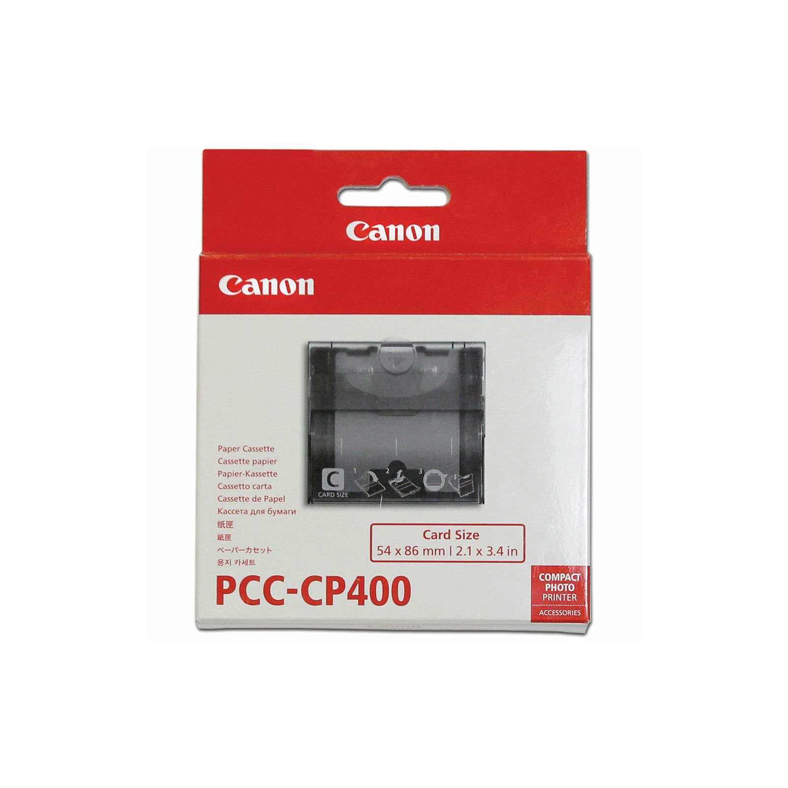 Canon PCC-CP400 Card Size Paper Cassette for Selphy CP900, CP910 Printers (6202B001AA)