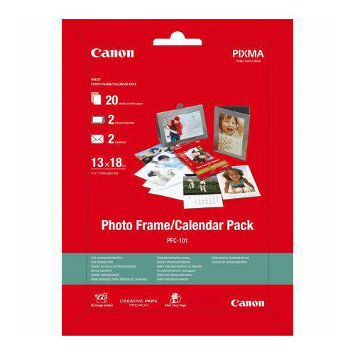 Canon Photo Paper Frame Calendar Pack PFC-101 13x18cm 20 listova foto papir za ispis fotografije na kalendar Glossy 275gsm 20 sheets PFC101 (BS2311B054AA)
